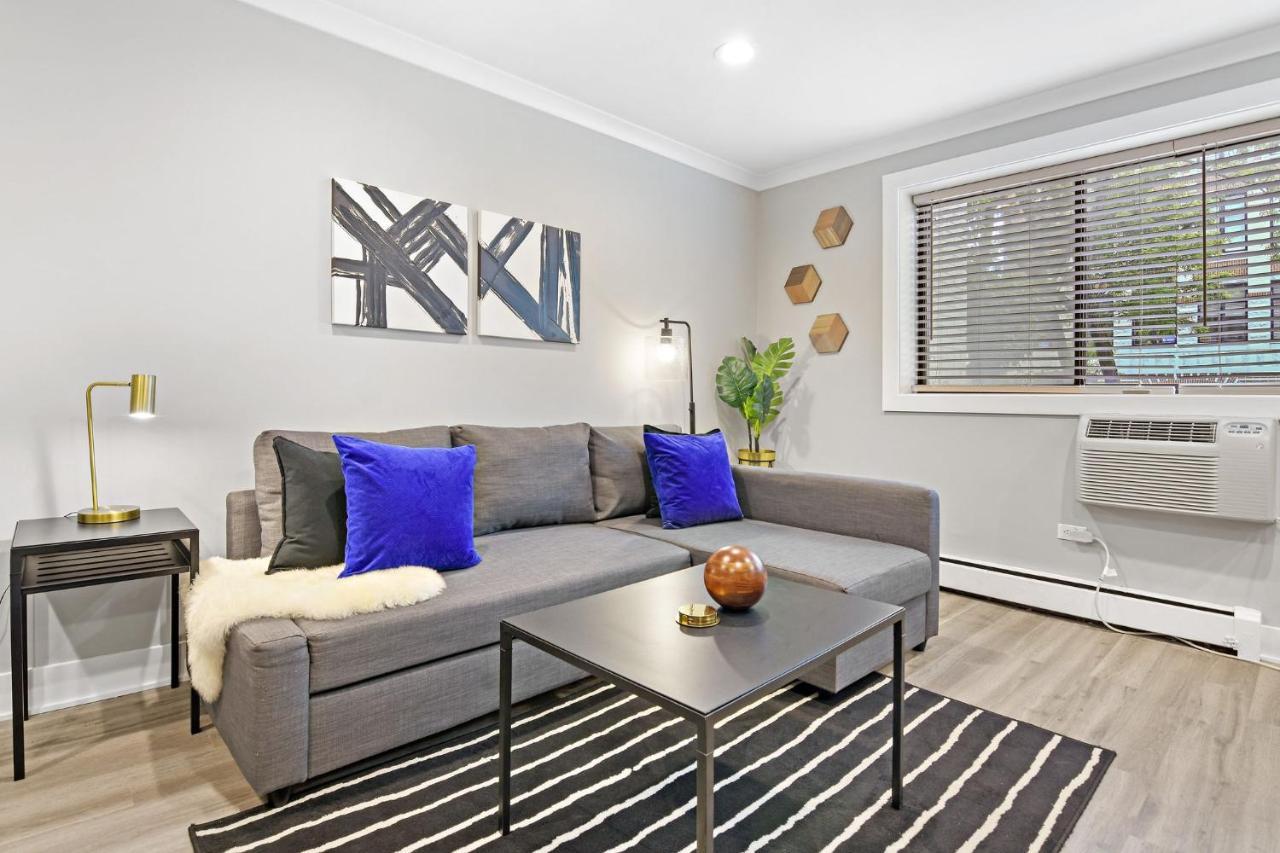 Sophisticated Studio Apartment With Modern Kitchen - Oakdale Od2 Rep 시카고 외부 사진