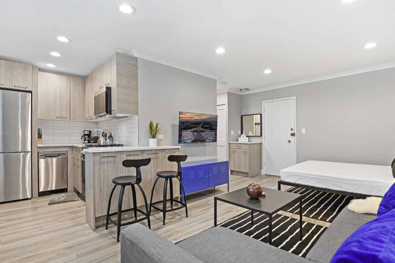 Sophisticated Studio Apartment With Modern Kitchen - Oakdale Od2 Rep 시카고 외부 사진